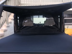 SmittyBilt Wind Breaker For Jeep Wrangler - Reduce Draft & Noise (2007-2015 JK Unlimited)
