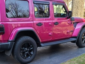 RedRock Jeep Wrangler Mud Guards; Front and Rear J141419-JL (18-26