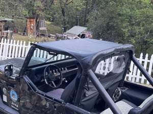 Bestop Bikini Top Senza Spalline Per Jeep Wrangler 1987-1991 - Nero Stile Targa - Foto 11