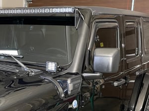 KC HiLiTES Jeep Wrangler 50-Inch Light Bar Overheard Mounting