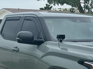 Toyota Genuine Sun Rain Visors – Wind Deflectors For 2022-2025 Tundra CrewMax – 4pc Kit