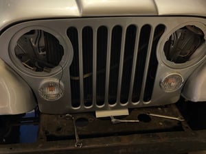 Jeep Wrangler Grille; Steel (72-86 Jeep CJ5 & CJ7) - Free Shipping