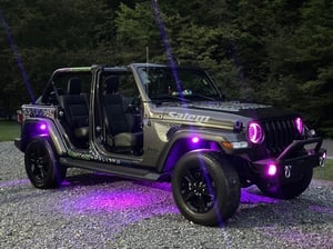 100Pod Purple Rock LED Lights For Lamp Underbody Offroad Jeep Truck