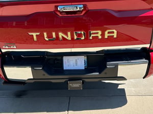 Tyger Auto Stainless Steel Tailgate Trim For 2014-2020 Toyota Tundra