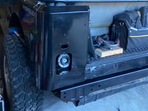 Key Parts LH Taillight Corner Panel For 1987-1995 Jeep Wrangler YJ - Steel, Primed