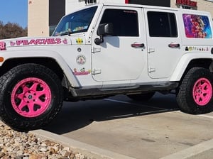 Jeep Gladiator KOKORO-OR Pink Wheel; 17x9; 12mm Offset (20-26 Jeep