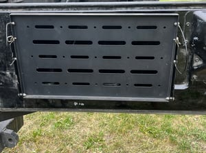 Black Steel Tailgate Table Foldable Cargo Shelf Fit 1997-2006 Jeep