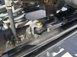 thumbnail image 2 of JK Wrangler Steering Stabilizer Axle Mount Moves Your Aftermarket Steering Stabilizer Up Out Of Harms Way 2 of 10