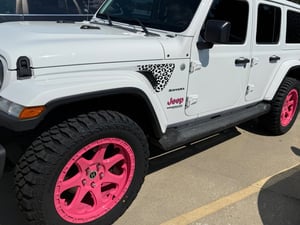 Jeep Gladiator KOKORO-OR Pink Wheel; 20x9; 18mm Offset (20-25 Jeep