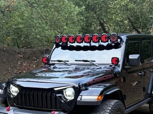 KC HiLiTES Jeep Wrangler 50-Inch Light Bar Overhead Mount 7327 (18