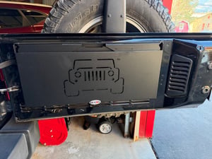 EZ 4x4 Jeep Wrangler Aluminum Folding Tailgate Table; Extreme