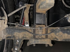Freedom Off-Road 4-Piece Square U-Bolts - 3" Wide For Leaf Springs, 12" Long With Black Zinc Coating