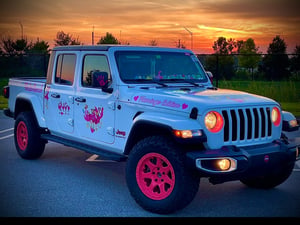Jeep Gladiator KOKORO-OR Pink Wheel; 17x9; 12mm Offset (20-26 Jeep