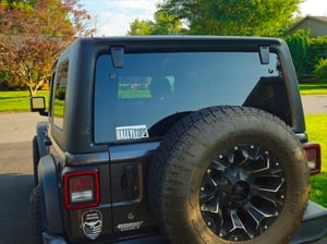 Jeep Wrangler Two-Piece Hard Top; Black (18-26 Jeep Wrangler JL 4